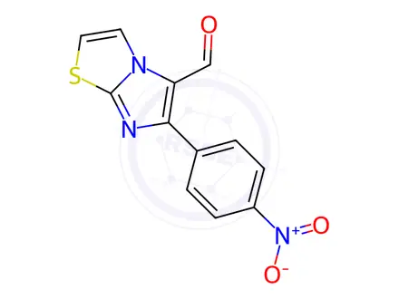 Chemical structure of 6-(4-NITRO-PHENYL)-IMIDAZO[2,1-B]THIAZOLE-5-CARBOXALDEHYDE