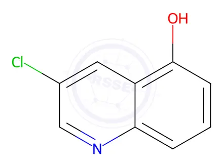 Chemical structure of 3-Chloroquinolin-5-ol