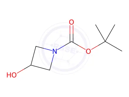 Chemical structure of 1-Boc-3-hydroxyazetidine