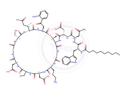 Chemical structure of Daptomycin Impurity 44