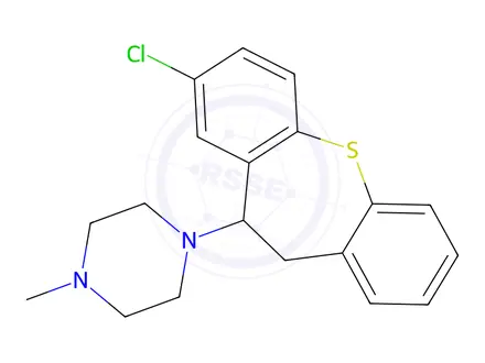 Chemical structure of Clorotepine