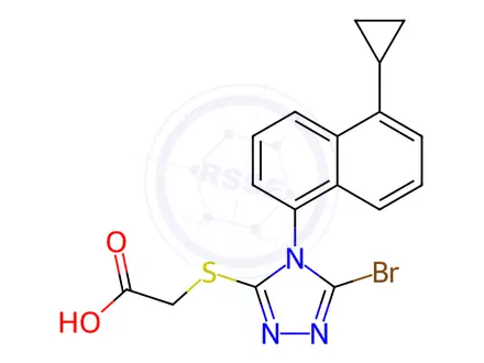 Chemical structure of Lesinurad Impurity 64