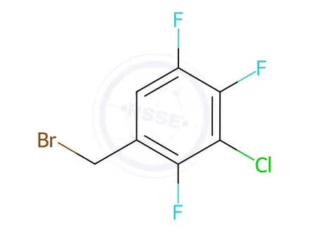 Chemical structure of 3-Chloro-2,4,5-trifluorobenzyl bromide