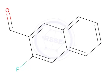 Chemical structure of 3-Fluoro-naphthalene-2-carboxaldehyde