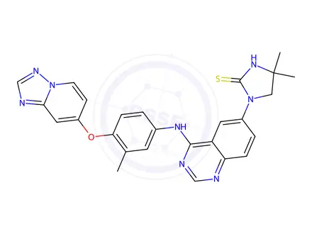 Chemical structure of Tucatinib Impurity 2