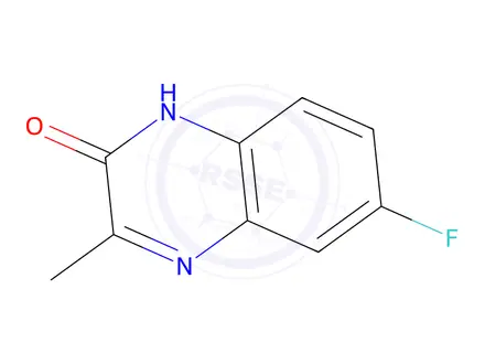 Chemical structure of 6-Fluoro-3-methylquinoxalin-2-ol