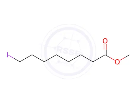 Chemical structure of Octanoic acid, 8-iodo-, methyl ester