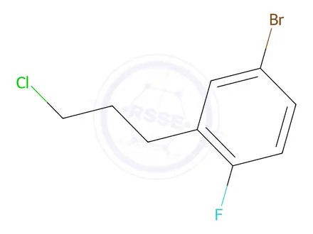 Chemical structure of 4-Bromo-2-(3-chloropropyl)-1-fluorobenzene