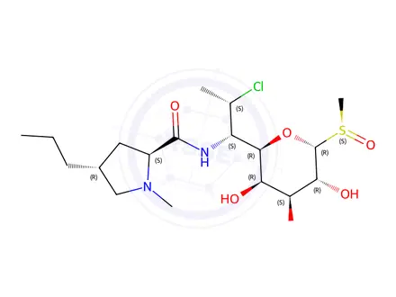 Chemical structure of Clindamycin Sulfoxide (R-Isomer)