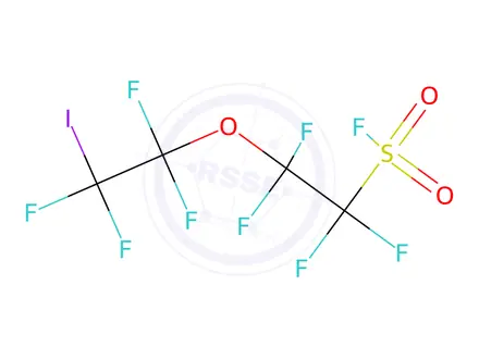 Chemical structure of 1,1,2,2-Tetrafluoro-2-(1,1,2,2-tetrafluoro-2-iodoethoxy)ethanesulfonyl Fluoride
