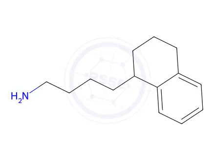 Chemical structure of 4-(1,2,3,4-Tetrahydronaphthalen-1-yl)butan-1-amine