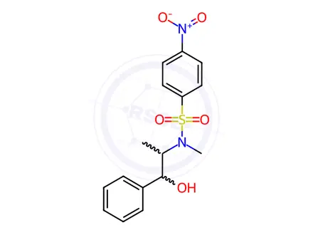 Chemical structure of N-(1-Hydroxy-1-phenylpropan-2-yl)-n-methyl-4-nitrobenzenesulfonamide