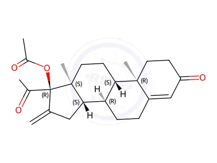 Chemical structure of Melengestrol Acetate Impurity 1 (Melengestrol Acetate USP Related Compound A)