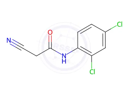 Chemical structure of 2-Cyano-N-(2,4-dichlorophenyl)acetamide