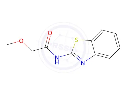 Chemical structure of Acetamide, N-2-benzothiazolyl-2-methoxy-(9CI)