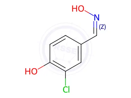 Chemical structure of 3-CHLORO-4-HYDROXYBENZALDEHYDE OXIME