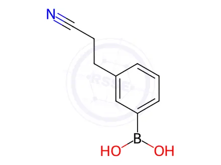Chemical structure of (3-(2-Cyanoethyl)phenyl)boronic acid