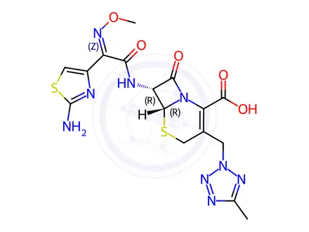 Chemical structure of Cefteram