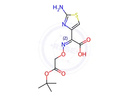 Chemical structure of Cefixime Impurity 117
