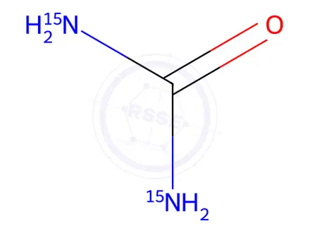 Chemical structure of Urea-15N2