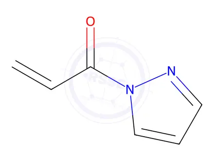 Chemical structure of 1-(1H-Pyrazol-1-yl)prop-2-en-1-one