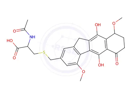 Chemical structure of cysfluoretin
