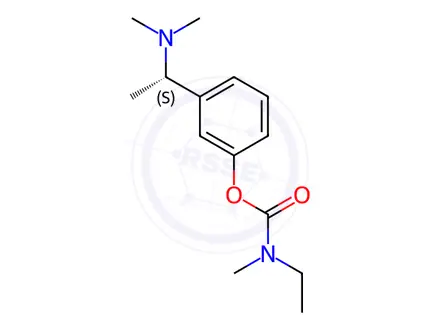 Chemical structure of Rivastigmine