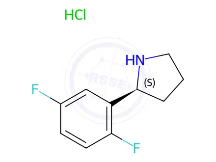 Chemical structure of Larotrectinib Impurity 1(Hydrochloride)