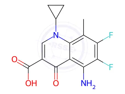 Chemical structure of Sparfloxacin Impurity 18