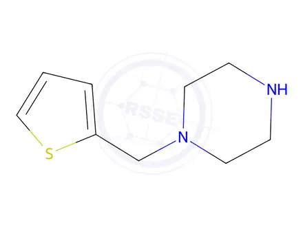 Chemical structure of 1-(thiophen-2-ylmethyl)piperazine
