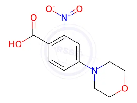 Chemical structure of 4-Morpholin-4-yl-2-nitrobenzoic acid