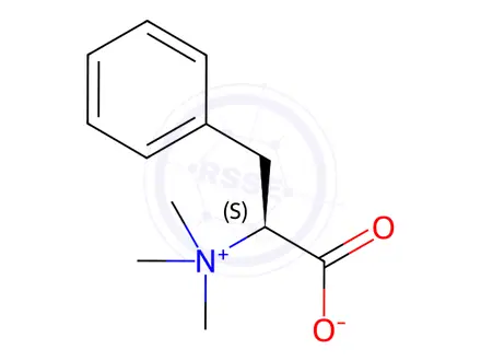 Chemical structure of Phenylalanine betaine
