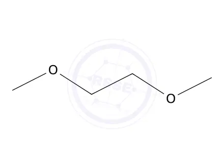 Chemical structure of Ethylene glycol dimethyl ether