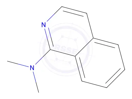 Chemical structure of 1-Isoquinolinamine,N,N-dimethyl-(9CI)