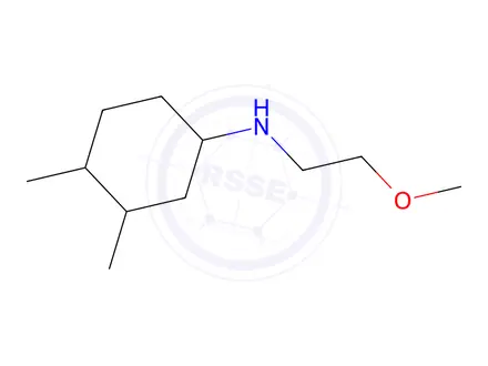 Chemical structure of n-(2-Methoxyethyl)-3,4-dimethylcyclohexan-1-amine