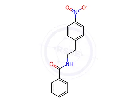 Chemical structure of N-(4-nitrophenethyl)benzamide