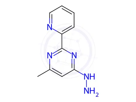 Chemical structure of 4-Hydrazinyl-6-methyl-2-(pyridin-2-yl)pyrimidine