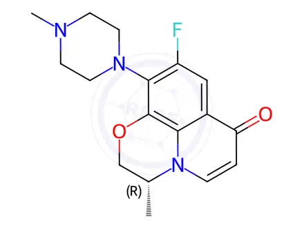 Chemical structure of Levofloxacin Impurity 46