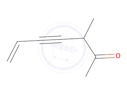 Chemical structure of 6-Hepten-4-yn-2-one, 3-methyl-(6CI)