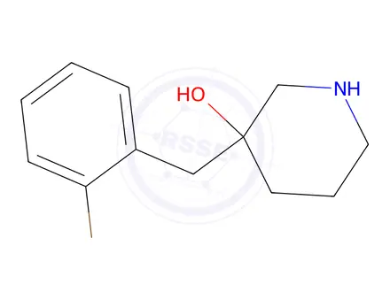 Chemical structure of 3-(2-Bromobenzyl)piperidin-3-ol