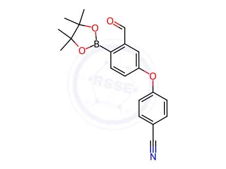 Chemical structure of Crisaborole Boronic Ester Impurity