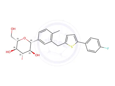 Chemical structure of Canagliflozin Impurity 26