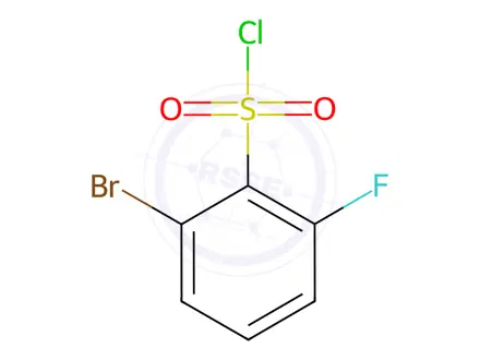 Chemical structure of 2-Bromo-6-fluorobenzenesulfonyl chloride