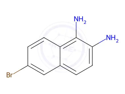 Chemical structure of 6-Bromonaphthalene-1,2-diamine