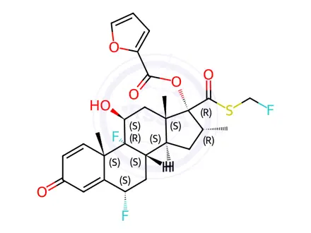 Chemical structure of Fluticasone Furoate