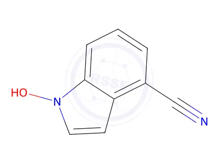 Chemical structure of 1-Hydroxy-1H-indole-4-carbonitrile