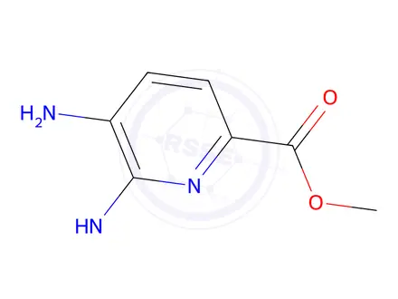 Chemical structure of methyl 5-amino-6-(methylamino)pyridine-2-carboxylate