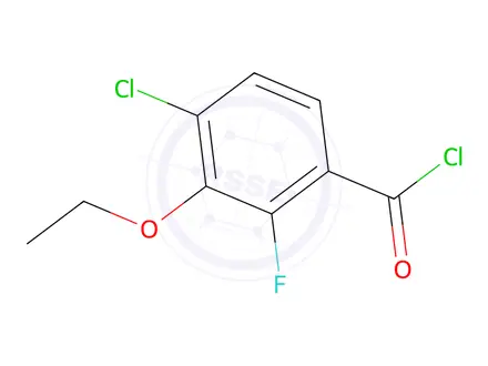 Chemical structure of 4-Chloro-3-ethoxy-2-fluorobenzoyl chloride