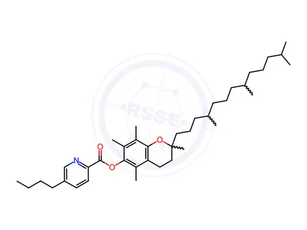 Chemical structure of Vitamin E Nicotinicate Impurity 18