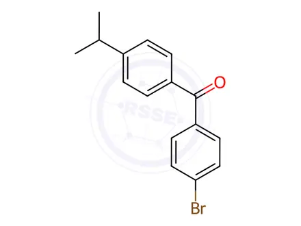 Chemical structure of (4-Bromophenyl)(4-isopropylphenyl)methanone